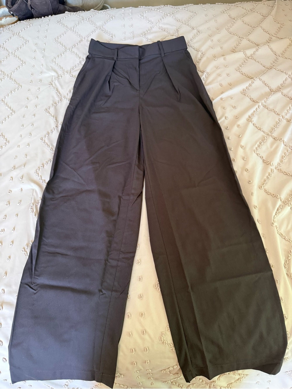 Lululemon Wide-Leg High-Waist Espresso Brown Trousers- size 4 - Picture 5 of 7
